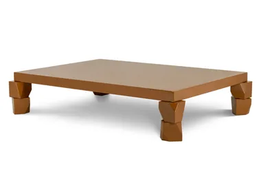 CUPRA - Low rectangular wooden coffee table _ JOSÉ LEITE DE CASTRO